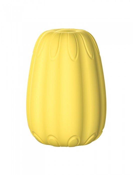 Желтый мастурбатор-яйцо Bisedze - LoveStore - в Волгограде купить с доставкой