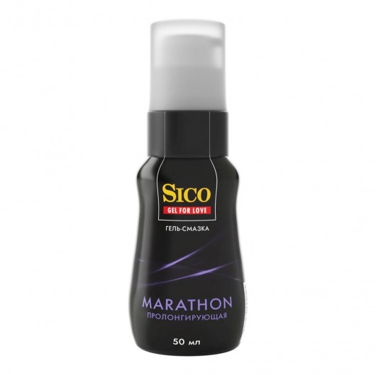 Пролонгирующая гель-смазка Sico Marathon - 50 мл. - Sico - купить с доставкой в Волгограде