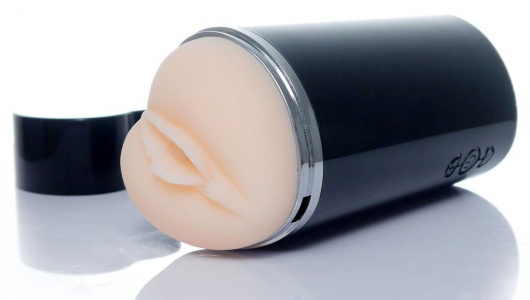 Мастурбатор-вагина с вибрацией Heart Of Love в колбе в форме сердца - Boys of Toys - в Волгограде купить с доставкой