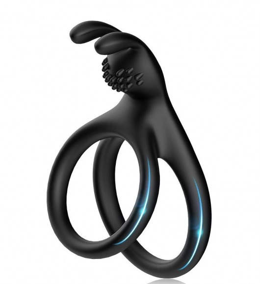 Черное эрекционное кольцо с подхватом мошонки - Boys of Toys - в Волгограде купить с доставкой