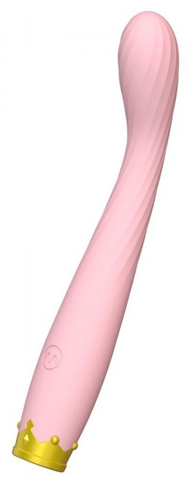 Розовый вибратор для точки G - 17,8 см. - Boys of Toys