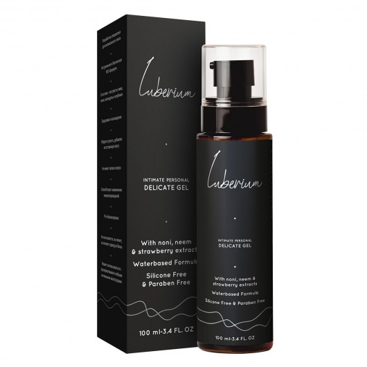 Интимный гель с экстрактами нони, нима и клубники Luberium Delicate Waterbased - 100 мл. - Luberium - купить с доставкой в Волгограде