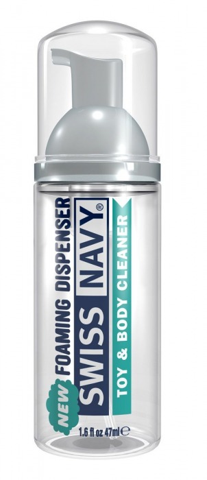 Очищающая пенка для игрушек и тела Toy   Body Cleaner Foamer - 47 мл. - Swiss navy - купить с доставкой в Волгограде
