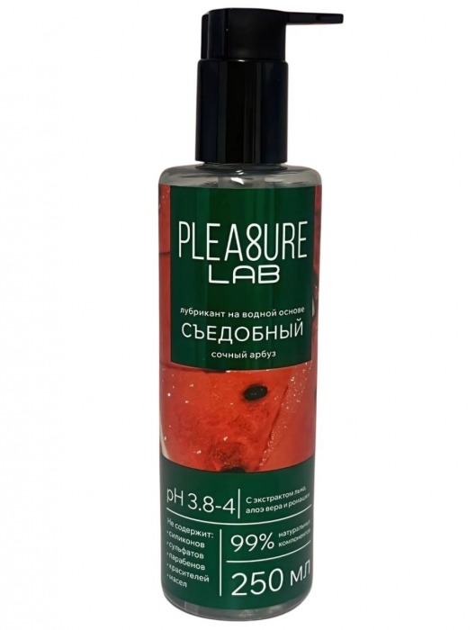 Лубрикант на водной основе Pleasure Lab с ароматом арбуза - 250 мл. - Pleasure Lab - купить с доставкой в Волгограде