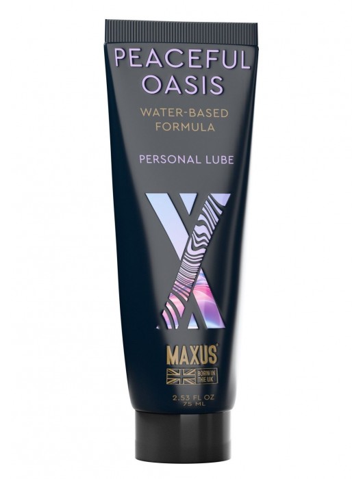 Интимный гель на водной основе MAXUS Peaceful Oasis - 75 мл. - Maxus - купить с доставкой в Волгограде