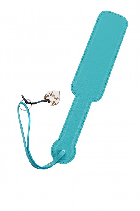 Голубой кожаный пэддл - 37 см. - Pecado - купить с доставкой в Волгограде