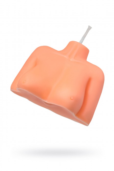 Оранжевая сувенирная свеча «Женский силуэт» - Pecado - купить с доставкой в Волгограде