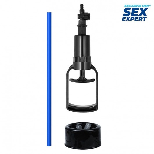 Комплект запасных частей для помпы: ручка, шланг и уплотнительная насадка - Sex Expert - купить с доставкой в Волгограде