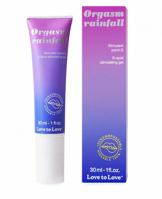 Гель для стимуляции G-точки зоны Orgasm Rainfall - 30 мл. - Love to Love - купить с доставкой в Волгограде