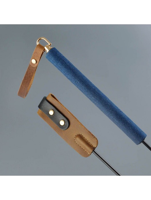 Стек «Дикий Запад» с джинсовой ручкой - 60 см. - Sitabella - купить с доставкой в Волгограде