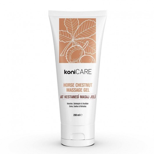 Расслабляющий массажный гель Konicare Horse Chestnut Massage Gel - 200 мл. - KoniCARE - купить с доставкой в Волгограде