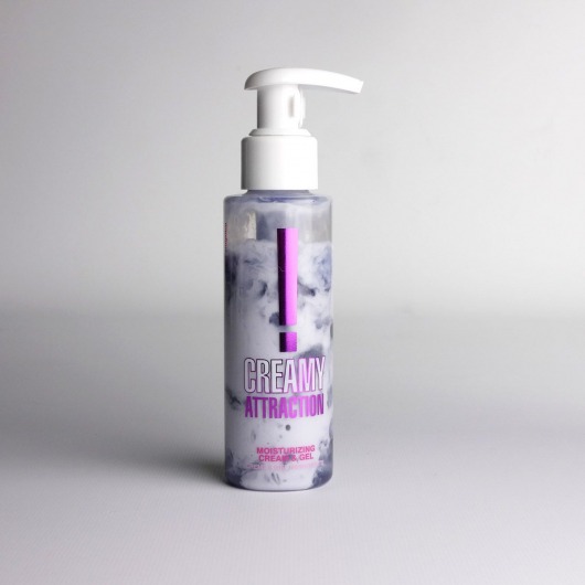 Увлажняющий крем-гель для тела с ароматом ежевики Creamy Attraction Blackberry - 100 мл. - INTT - купить с доставкой в Волгограде