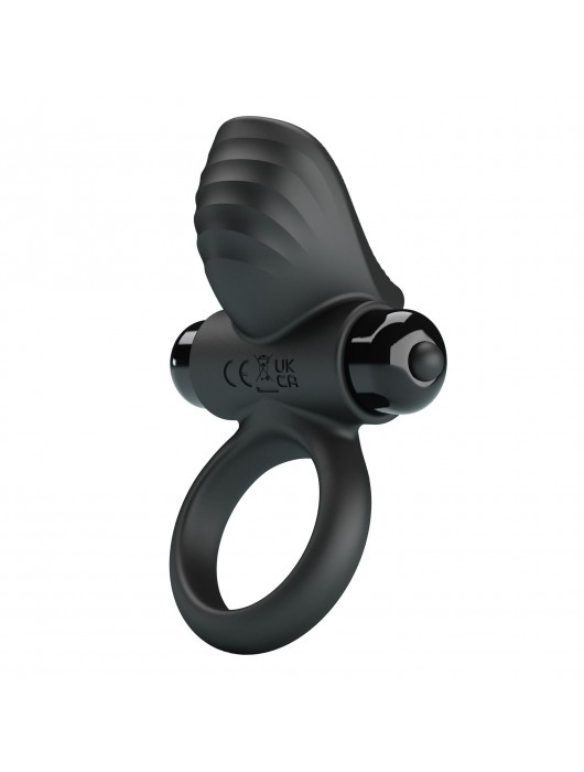 Черное эрекционное кольцо с вибрацией Adrien - Baile - в Волгограде купить с доставкой