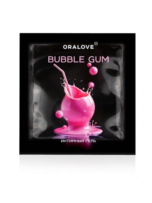 Саше съедобной оральной смазки OraLove с ароматом бабл-гам - 3 гр. - Биоритм - купить с доставкой в Волгограде
