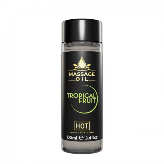 Массажное масло c ароматом тропических фруктов Massage Oil - 100 мл. - HOT - купить с доставкой в Волгограде