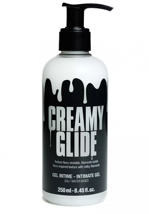 Лубрикант на водной основе Creamy Glide с консистенцией спермы - 250 мл. - Strap-on-me - купить с доставкой в Волгограде