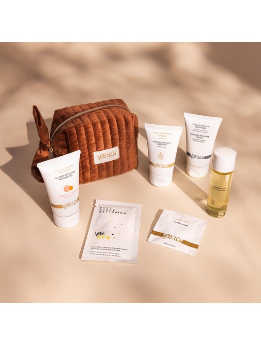 Набор YESforLOV La Trousse Enchantée в коричневой косметичке - YESforLOV - купить с доставкой в Волгограде