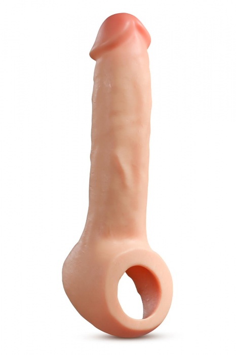 Телесная насадка-удлинитель Thrive 8.75 Inch Realistic Penis Extender Sleeve - 22,2 см. - Blush Novelties - в Волгограде купить с доставкой
