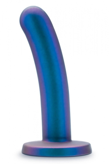 Синяя насадка с гладкой поверхностью Surrender 5.75 Inch Intermediate Pegging Dildo - 14,6 см. - Blush Novelties - купить с доставкой в Волгограде