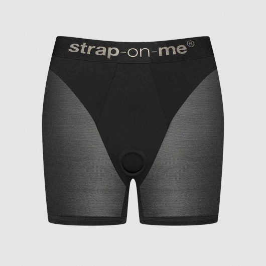 Трусики-шорты для фиксации насадок Strap-on-me Harness Lingerie Halo - size XS - Strap-on-me - купить с доставкой в Волгограде