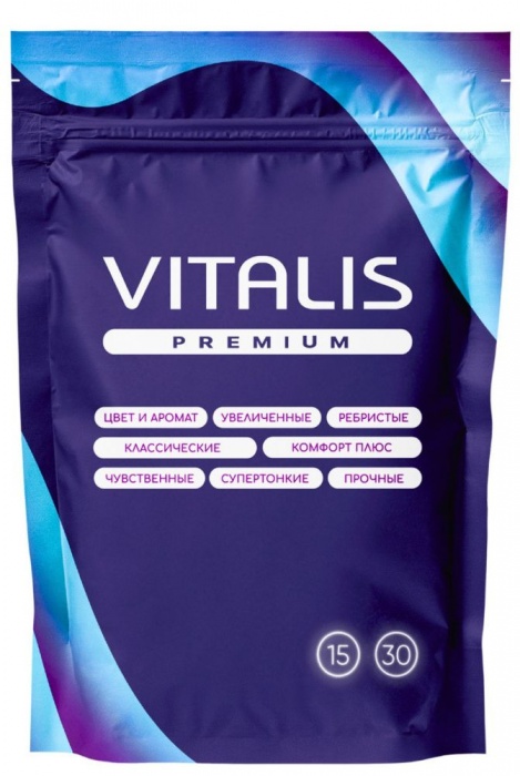 Супертонкие презервативы VITALIS Premium Super Thin - 15 шт. - Vitalis - купить с доставкой в Волгограде