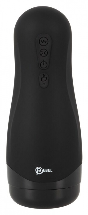 Черный вибромастурбатор с подогревом Masturbator with 3 Functions - Orion - в Волгограде купить с доставкой