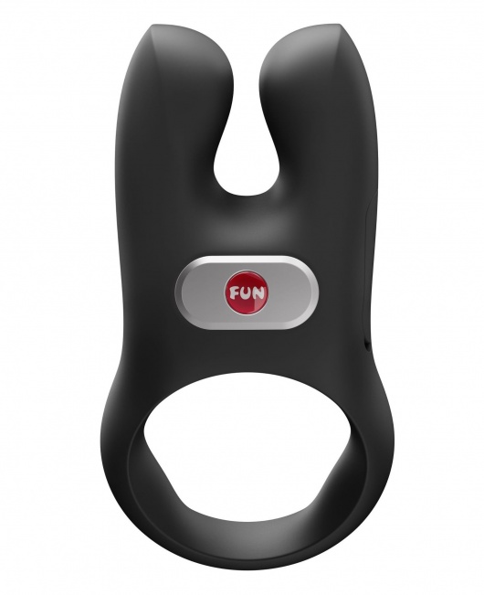 Черное эрекционное виброкольцо Nos - Fun Factory - в Волгограде купить с доставкой