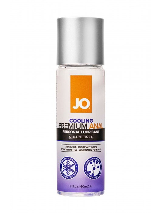 Анальный охлаждающий лубрикант на силиконовой основе JO PREMIUM ANAL COOLING - 60 мл. - System JO - купить с доставкой в Волгограде