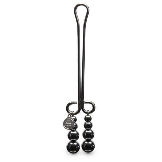 Зажим для клитора с бусинами Just Sensation Beaded Clitoral Clamp - Fifty Shades of Grey - купить с доставкой в Волгограде