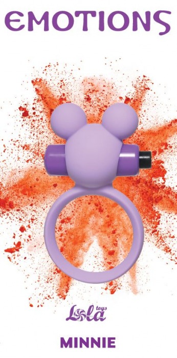 Сиреневое эрекционное виброколечко Emotions Minnie - Lola Games - в Волгограде купить с доставкой