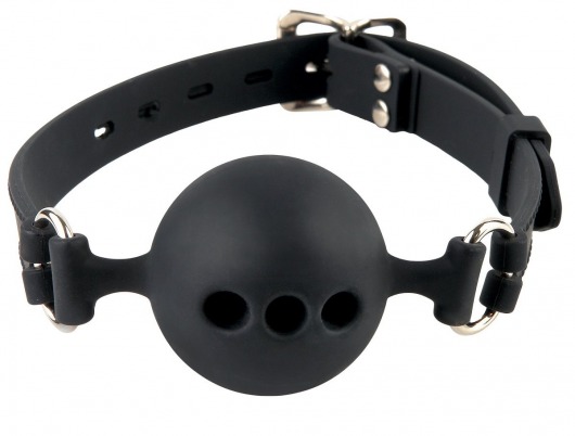 Силиконовый кляп-шар с отверстиями для дыхания Silicone Breathable Ball Gag Small - Pipedream - купить с доставкой в Волгограде