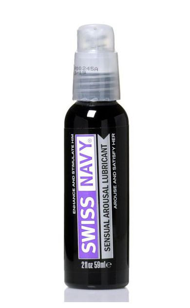 Возбуждающий гель-лубрикант на водной основе Sensual Arousal Lubricant - 59 мл. - Swiss navy - купить с доставкой в Волгограде