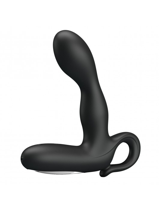 Чёрный вибростимулятор простаты Barrack - Baile - в Волгограде купить с доставкой