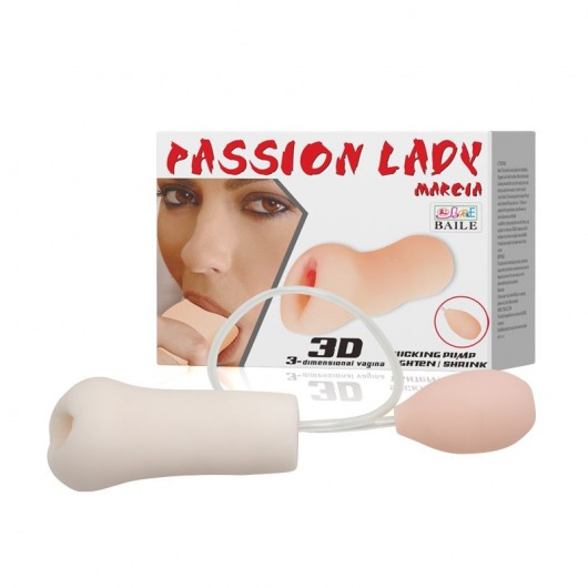Мастурбатор Passion Lady Marcia с грушей для имитации посасывания - Baile - в Волгограде купить с доставкой