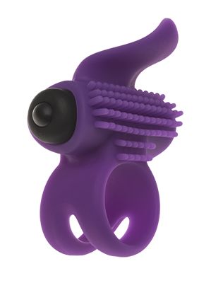 Эрекционное кольцо с подхватом мошонки и стимуляцией клитора Bullet Lastic Ring - Adrien Lastic - в Волгограде купить с доставкой