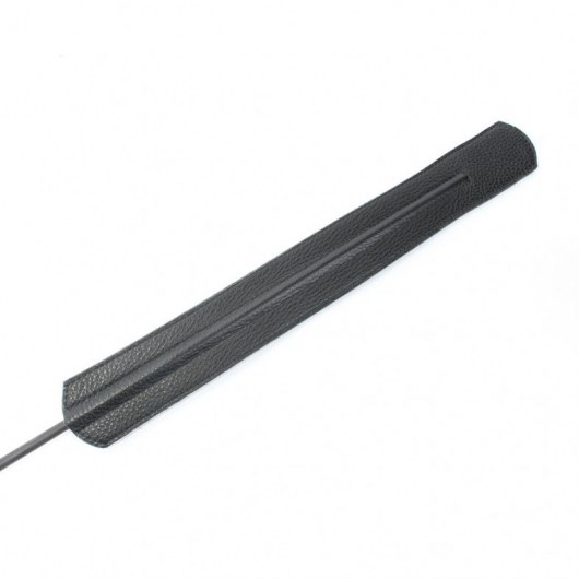 Чёрный королевский стек с золотистой рукоятью - 76 см. - БДСМ Арсенал - купить с доставкой в Волгограде