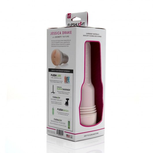 Мастурбатор-вагина Fleshlight Girls - Jessica Drake Heavenly - Fleshlight - в Волгограде купить с доставкой