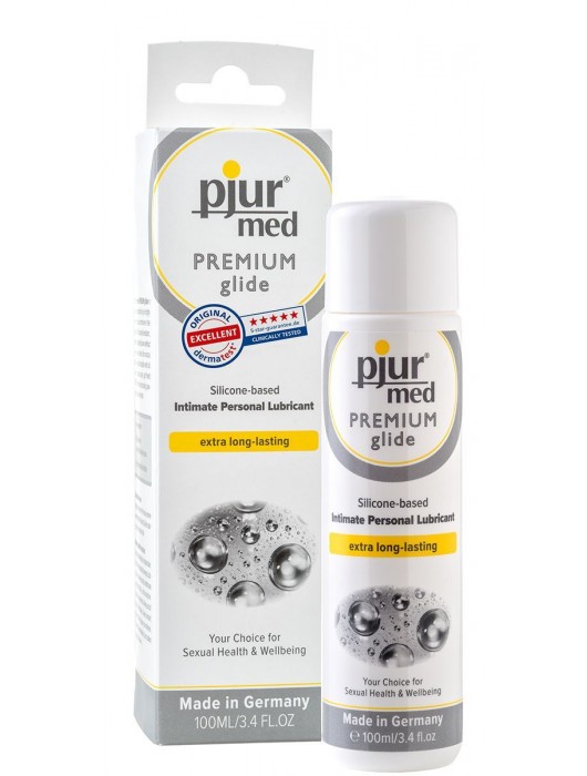 Гипоаллергенный силиконовый лубрикант pjur MED Premium glide - 100 мл. - Pjur - купить с доставкой в Волгограде
