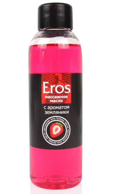 Массажное масло Eros fantasy с ароматом земляники - 75 мл. - Биоритм - купить с доставкой в Волгограде