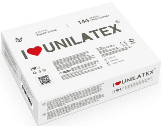 Ультратонкие презервативы Unilatex Ultra Thin - 144 шт. - Unilatex - купить с доставкой в Волгограде