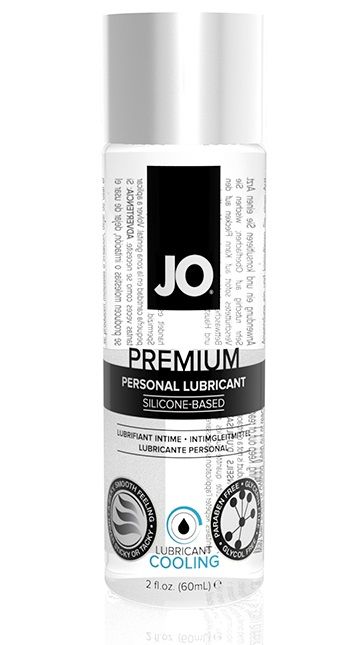 Охлаждающий лубрикант на силиконовой основе JO Personal Premium Lubricant Cooling - 60 мл. - System JO - купить с доставкой в Волгограде
