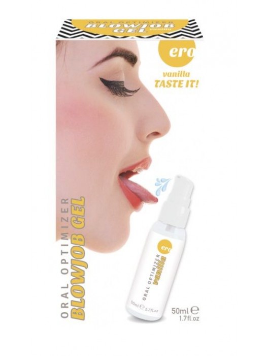 Увлажняющий гель для орального секса с ароматом ванили - 50 мл. - Ero - купить с доставкой в Волгограде