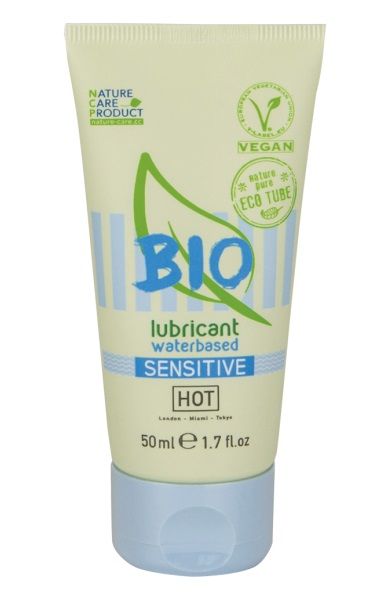 Органический лубрикант для чувствительной кожи Bio Sensitive - 50 мл. - HOT - купить с доставкой в Волгограде