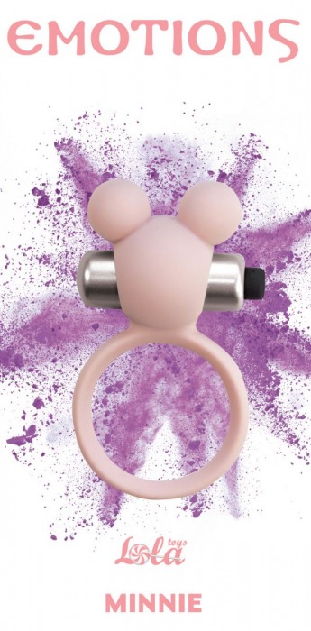 Розовое эрекционное виброколечко Emotions Minnie Light pink - Lola Games - в Волгограде купить с доставкой