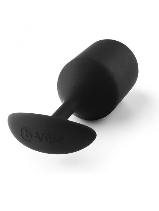 Чёрная пробка для ношения B-vibe Snug Plug 4 - 14 см. - b-Vibe