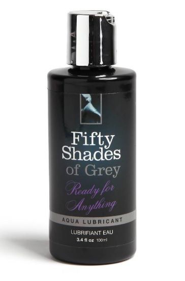 Лубрикант на водной основе Ready for Anything Aqua Lubricant - 100 мл. - Fifty Shades of Grey - купить с доставкой в Волгограде