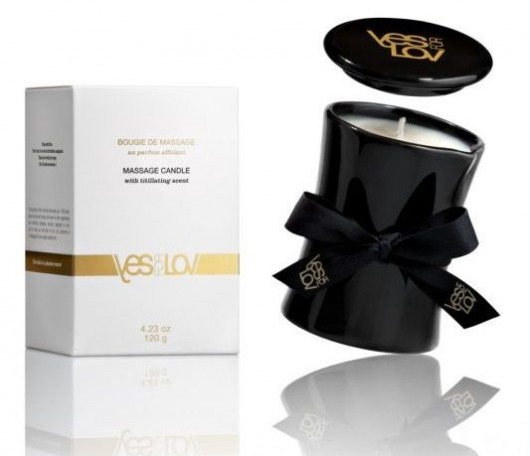 Массажная свеча Titillating Massage Candle - 120 мл. - YESforLOV - купить с доставкой в Волгограде