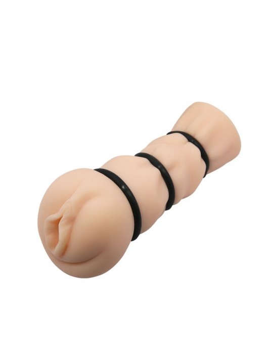 Мастурбатор-вагина с уплотняющими кольцами Baile Crazy Bull - Baile - в Волгограде купить с доставкой