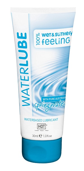 Гель-смазка на основе чистой родниковой воды WaterLube - 30 мл. - HOT - купить с доставкой в Волгограде