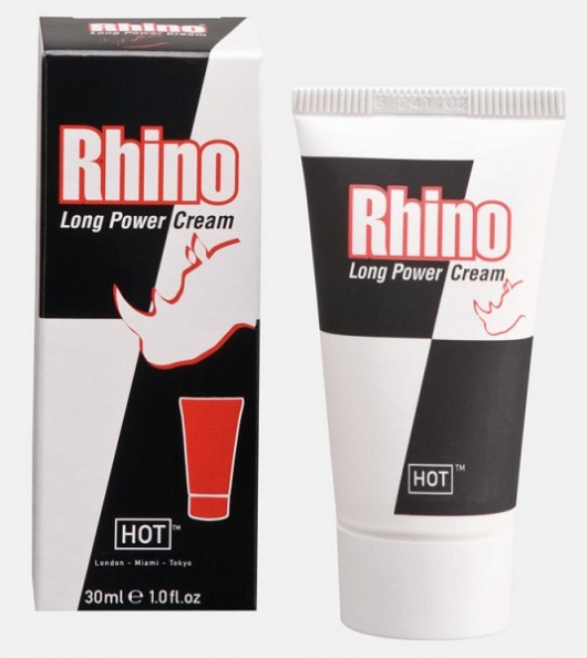Крем-пролонгатор для мужчин Rhino - 30 мл. - HOT - купить с доставкой в Волгограде